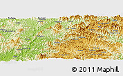 Physical Panoramic Map of Zhenghe