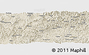 Shaded Relief Panoramic Map of Zhenghe