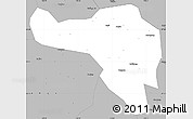 Gray Simple Map of Zhenghe