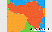 Political Simple Map of Zhenghe