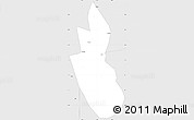 Silver Style Simple Map of Zhouning