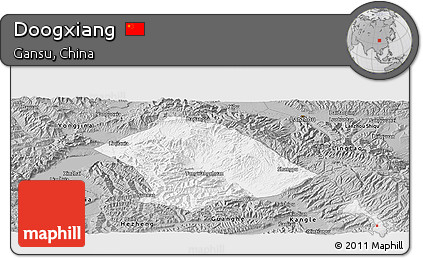 Gray Panoramic Map of Doogxiang
