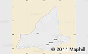Classic Style Map of Dunhuang, single color outside