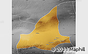 Physical Map of Dunhuang, desaturated