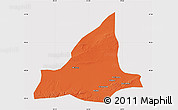 Political Map of Dunhuang, cropped outside