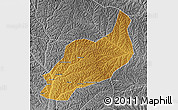 Physical Map of Heshui, desaturated