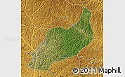Satellite Map of Heshui, physical outside