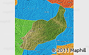 Satellite Map of Heshui, political outside