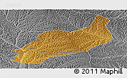 Physical Panoramic Map of Heshui, desaturated