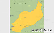Savanna Style Simple Map of Heshui