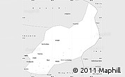 Silver Style Simple Map of Heshui