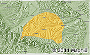 Savanna Style 3D Map of Hezheng