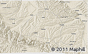 Shaded Relief 3D Map of Hezheng