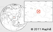 Blank Location Map of Hezheng