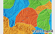 Political Map of Hezheng
