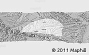 Gray Panoramic Map of Hezheng