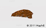 Physical Panoramic Map of Hezheng, cropped outside
