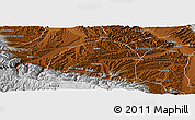 Physical Panoramic Map of Hezheng