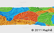 Political Panoramic Map of Hezheng