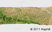 Satellite Panoramic Map of Hezheng