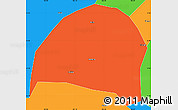 Political Simple Map of Hezheng