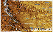 Physical 3D Map of Huating