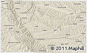 Shaded Relief 3D Map of Huating