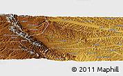 Physical Panoramic Map of Huating