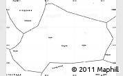 Blank Simple Map of Huating