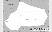Gray Simple Map of Huating