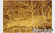 Physical 3D Map of Hui Xian