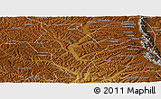 Physical Panoramic Map of Jingning