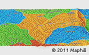 Political Panoramic Map of Jingning