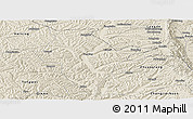 Shaded Relief Panoramic Map of Jingning