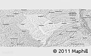 Silver Style Panoramic Map of Jingning