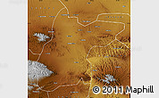 Physical Map of Jingtai