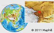 Physical Location Map of Jingyuan