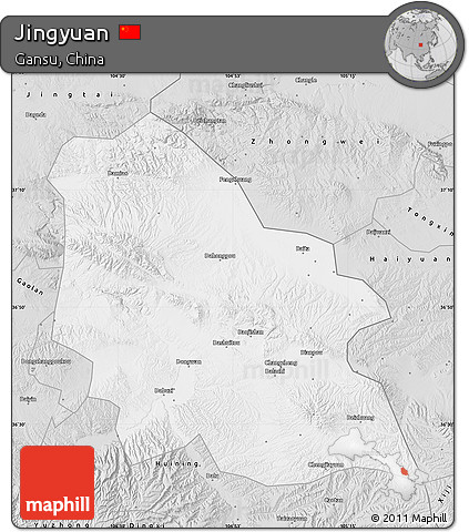Silver Style Map of Jingyuan