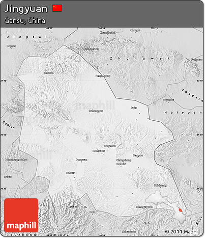 Silver Style Map of Jingyuan