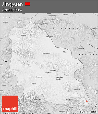 Silver Style Map of Jingyuan