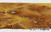 Physical Panoramic Map of Jingyuan