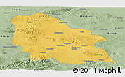 Savanna Style Panoramic Map of Jingyuan