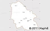 Classic Style Simple Map of Jingyuan, cropped outside