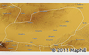 Physical 3D Map of Jinta