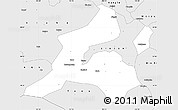Silver Style Simple Map of Jone