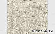 Shaded Relief Map of Kang Xian