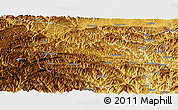 Physical Panoramic Map of Kang Xian
