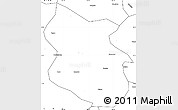 Blank Simple Map of Kang Xian