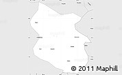 Silver Style Simple Map of Kang Xian