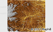 Physical 3D Map of Li Xian